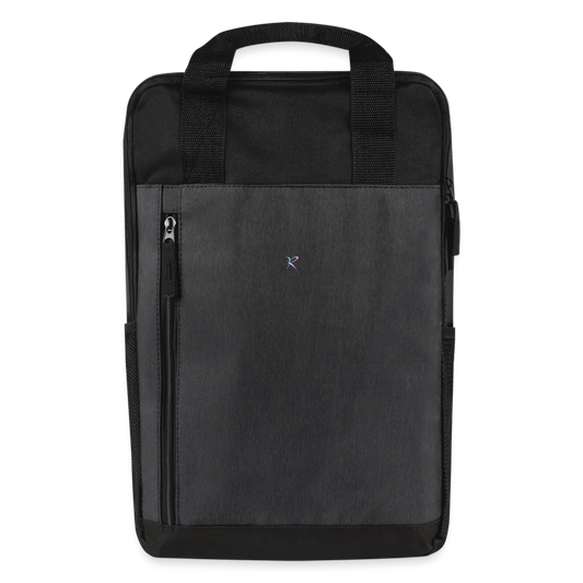 RK Prime Line Laptop Backpack - heather dark gray/black